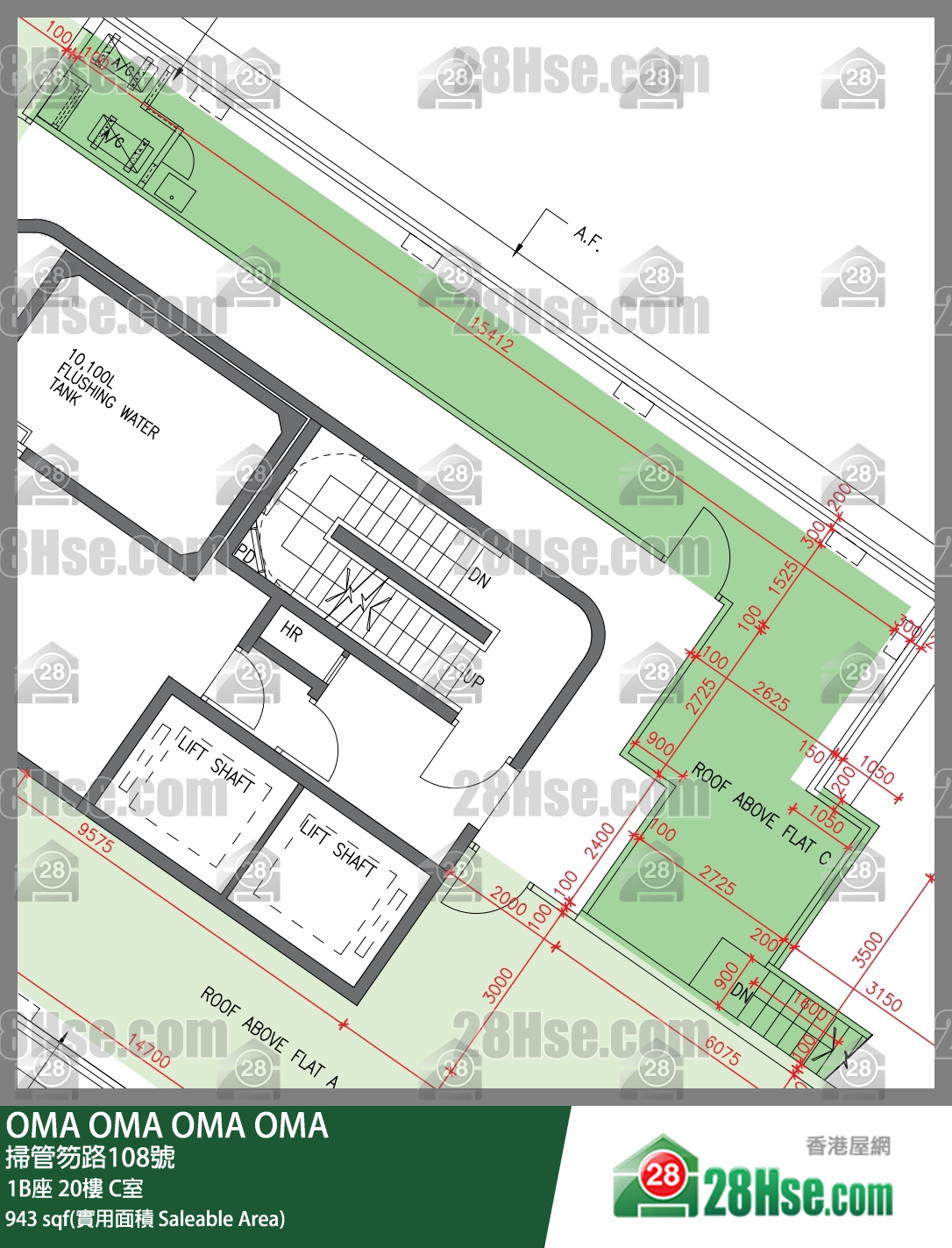 OMA OMA 1B座 20楼 C室 平面图
