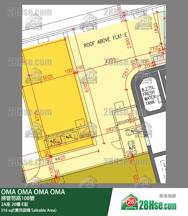 OMA OMA 2A座 20樓 E室 平面圖