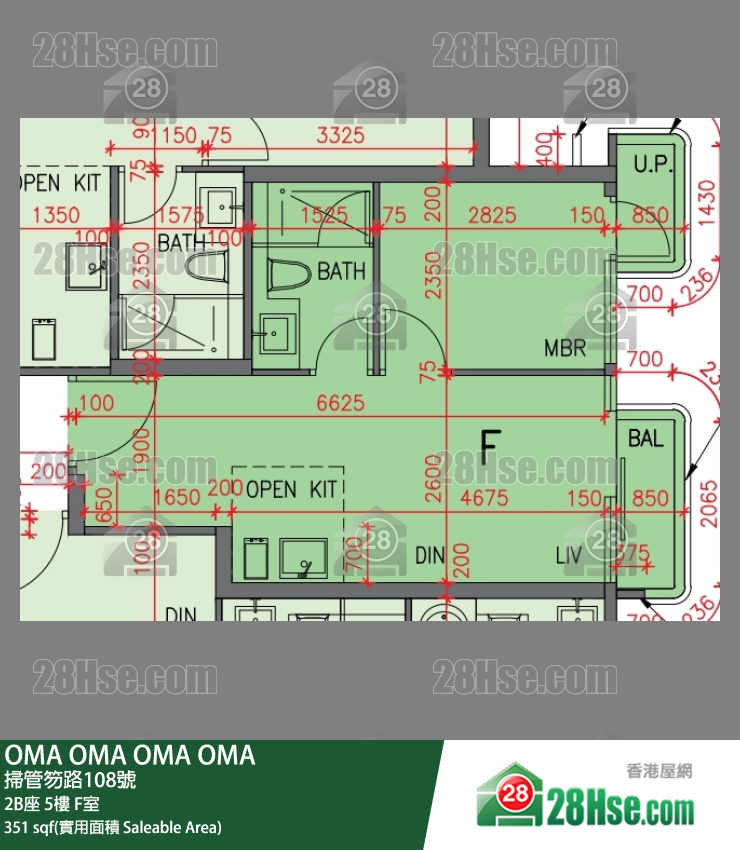 OMA OMA 单位平面图(由 28Hse 提供)