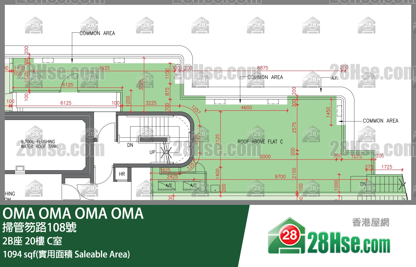OMA OMA 2B座 20楼 C室 平面图