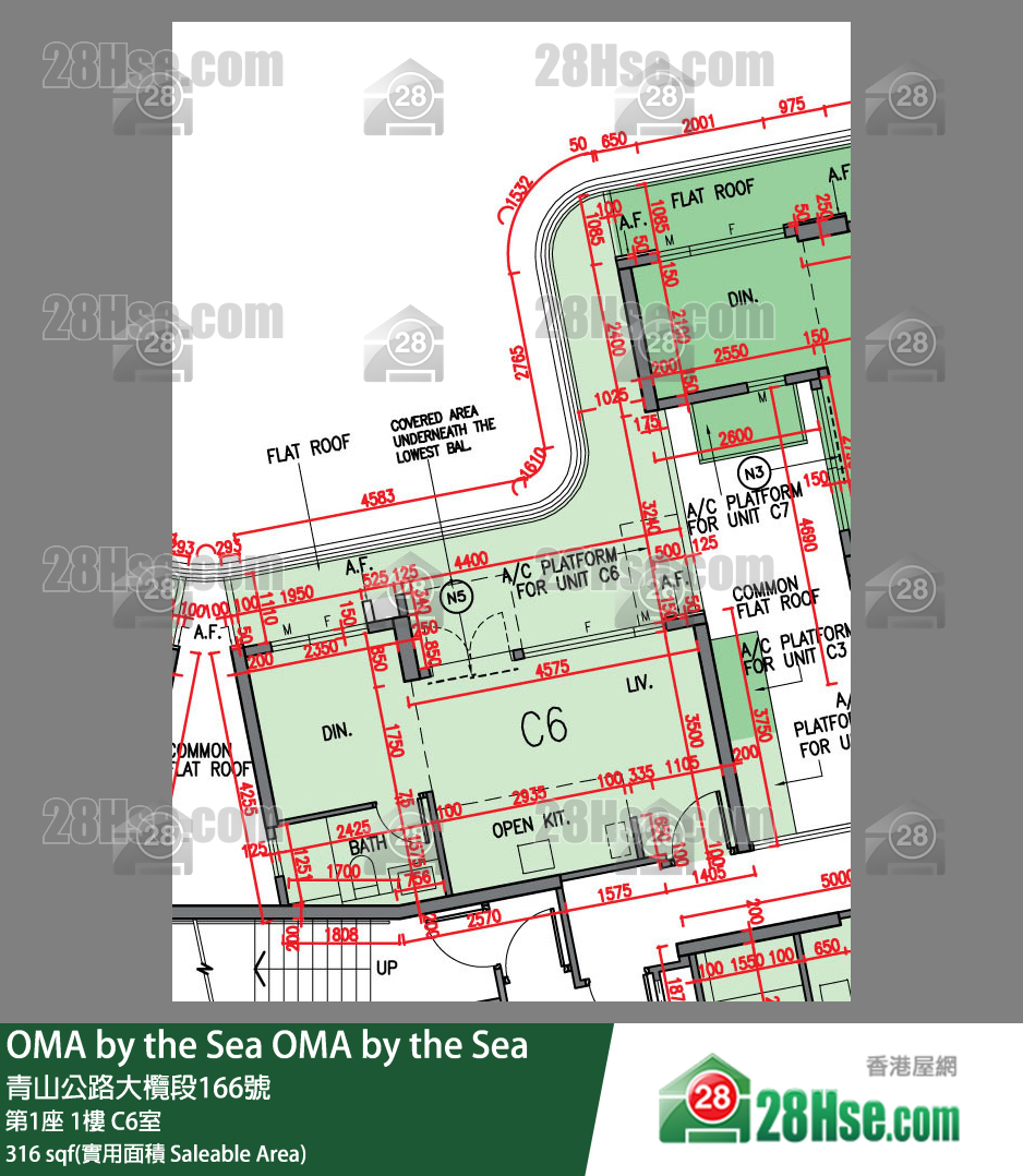 OMA by the Sea 第1座 1楼 C6室 平面图