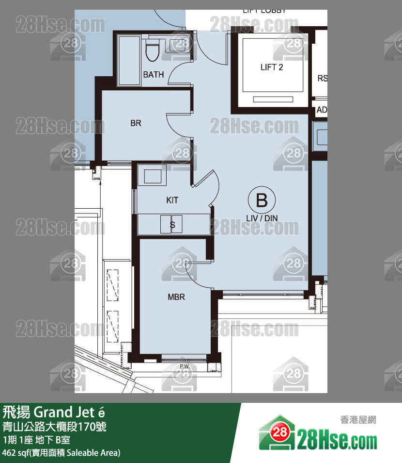 飛揚 1期1座地下 B室 平面圖