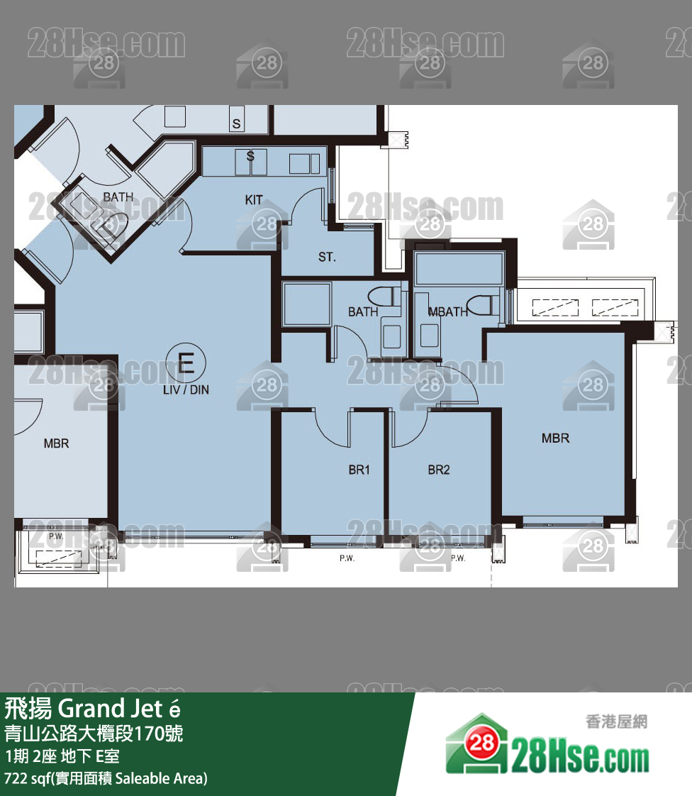 飞扬 1期2座地下 E室 平面图