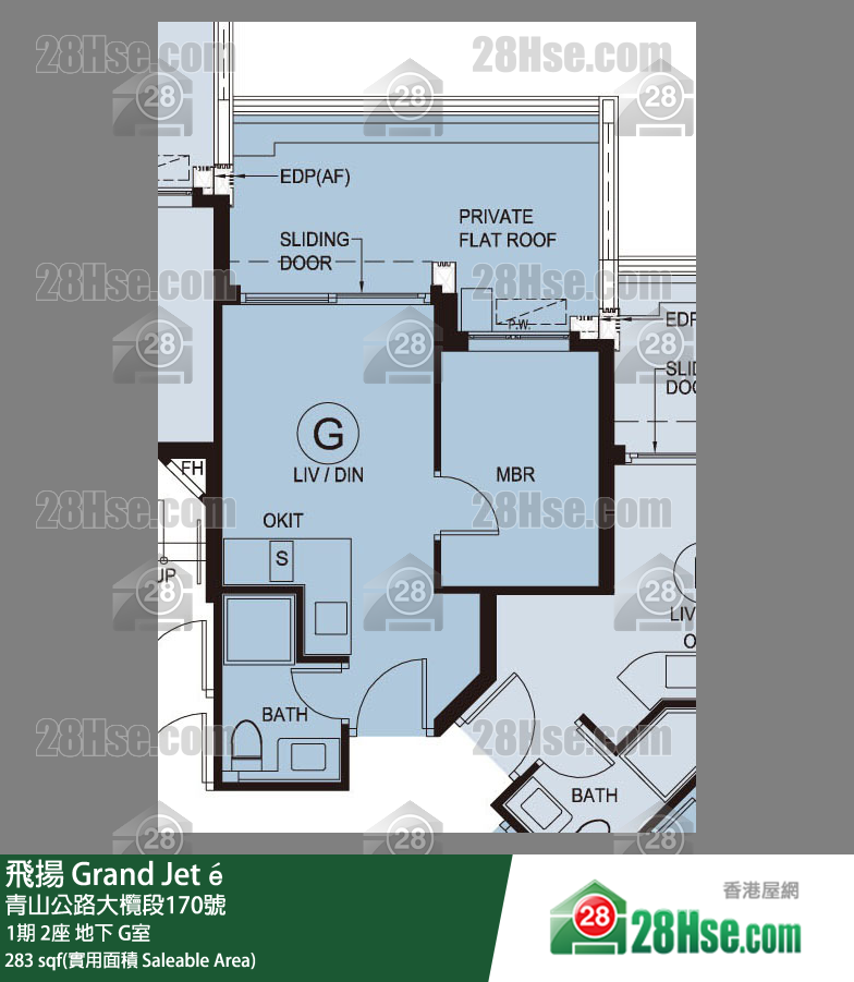 飛揚 1期 2座 G室 平面圖