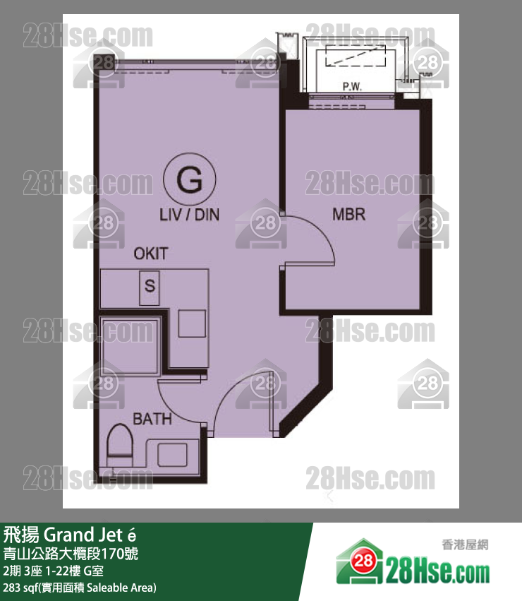 飞扬 单位平面图(由 28Hse 提供)