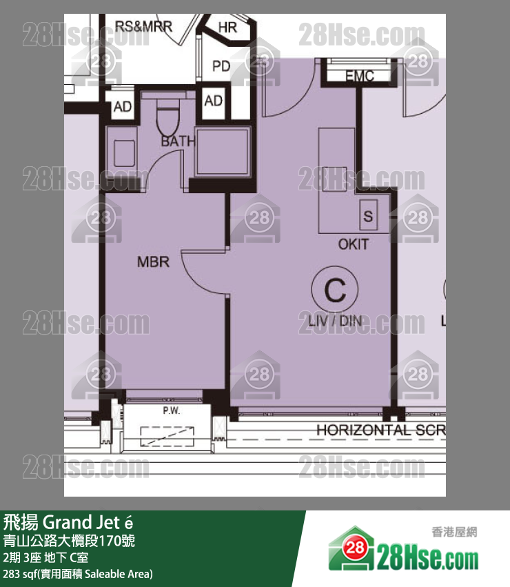 飛揚 2期 3座 C室 平面圖