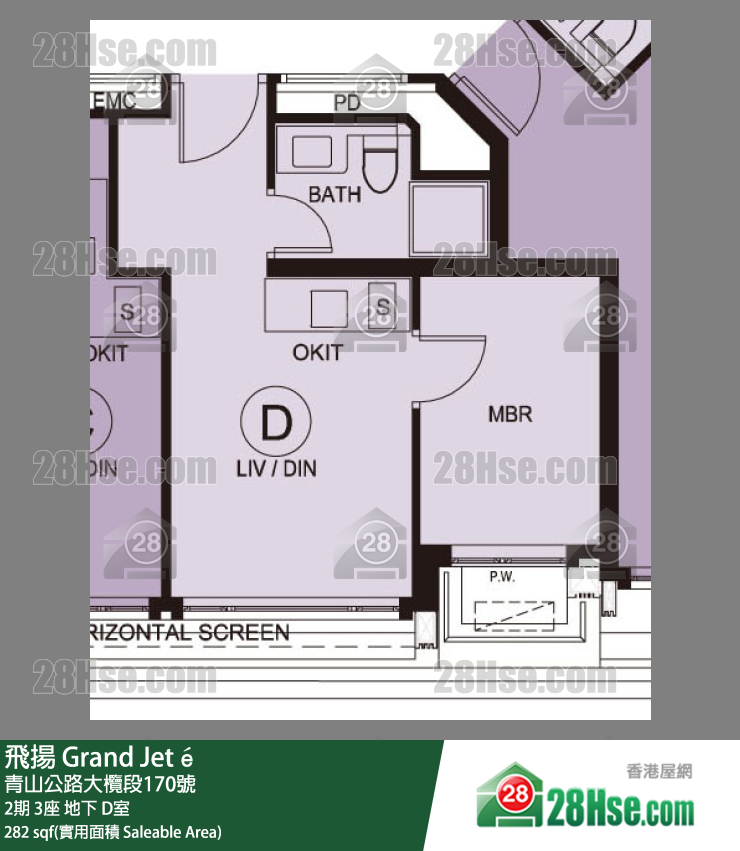 飛揚 2期 3座 D室 平面圖