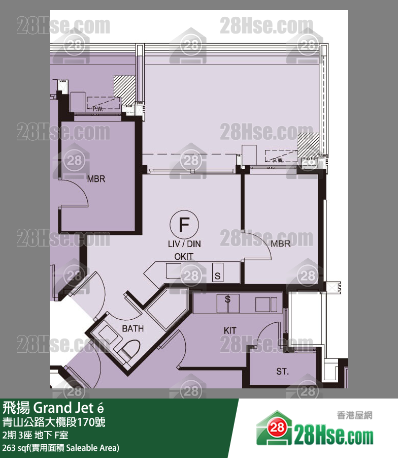 飛揚 2期 3座 F室 平面圖