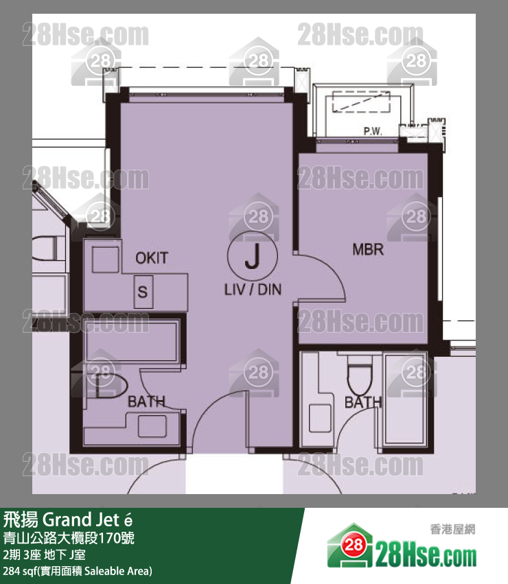飛揚 2期 3座 J室 平面圖
