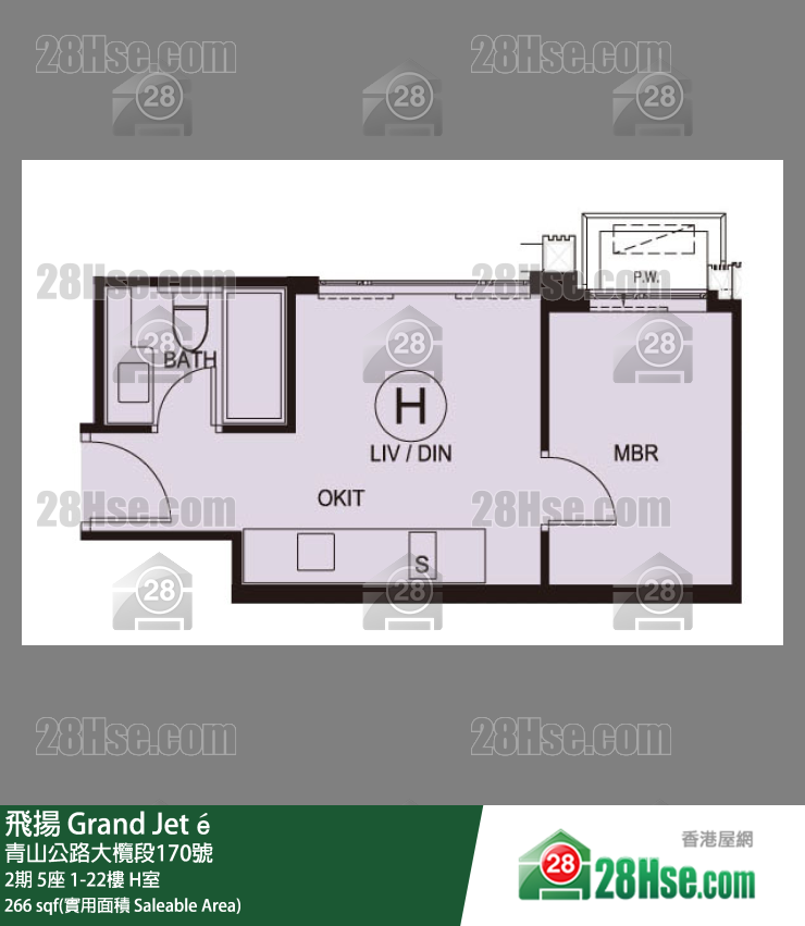 飞扬 单位平面图(由 28Hse 提供)