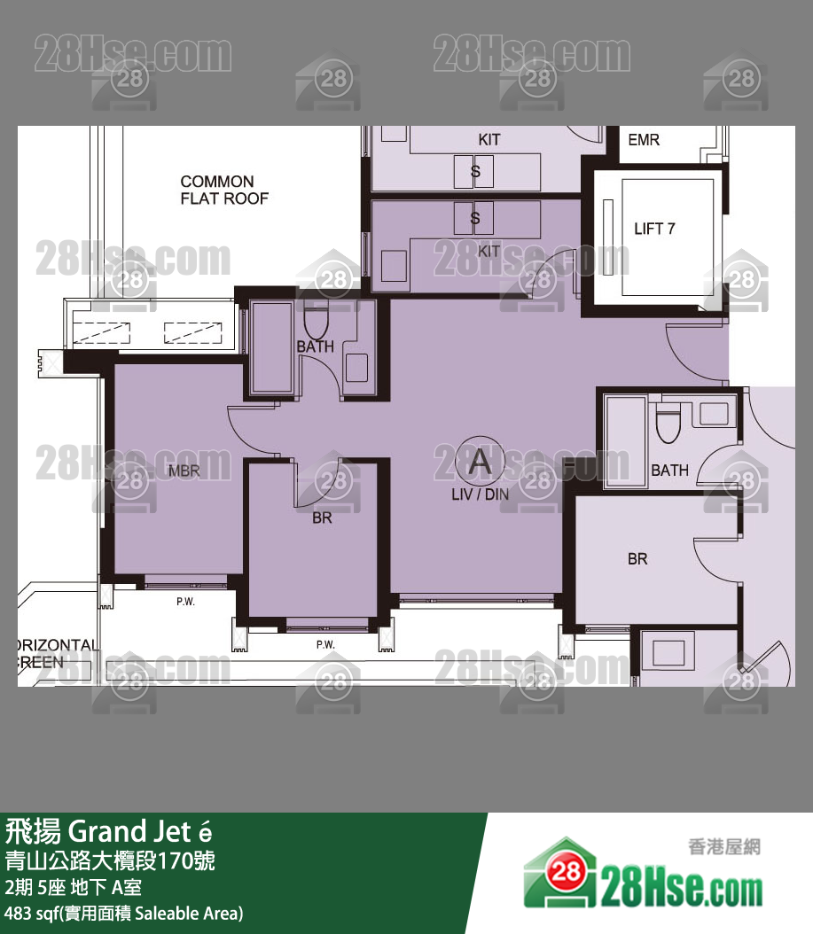 飞扬 2期 5座 A室 平面图