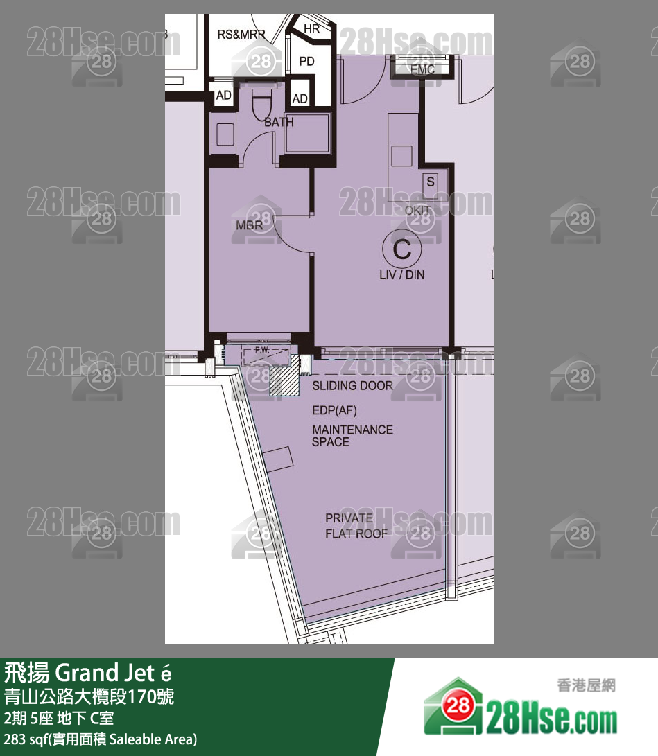 飛揚 2期 5座 C室 平面圖
