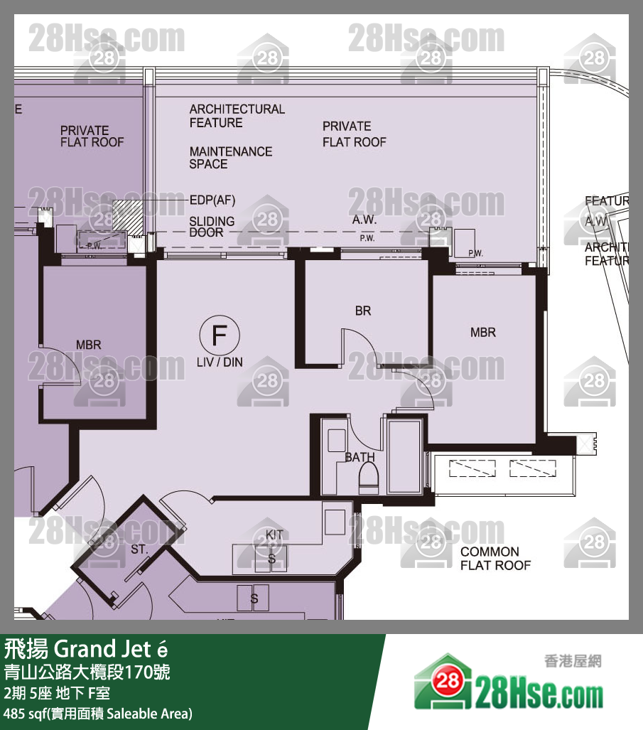 飛揚 2期 5座 F室 平面圖