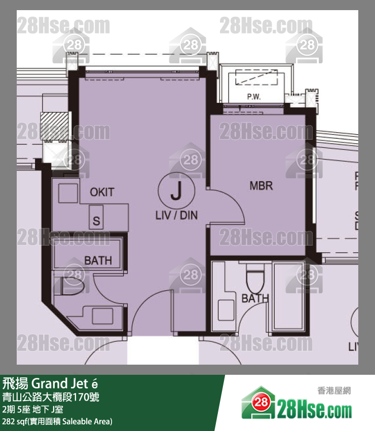 飛揚 2期 5座 J室 平面圖
