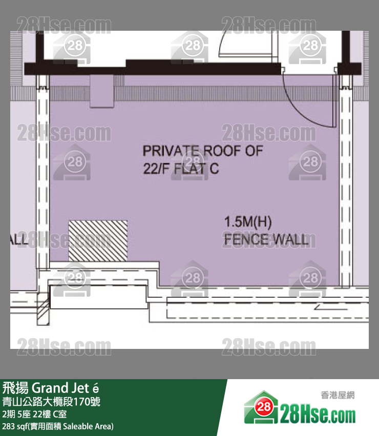 飞扬 2期 5座 22楼 C室 平面图