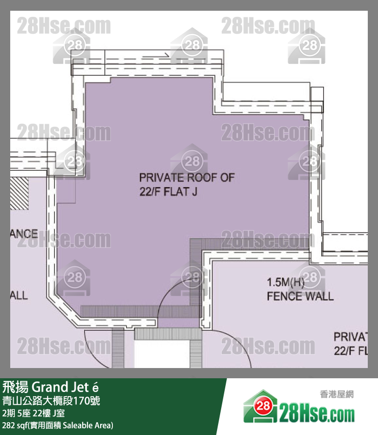 飞扬 2期 5座 22楼 J室 平面图
