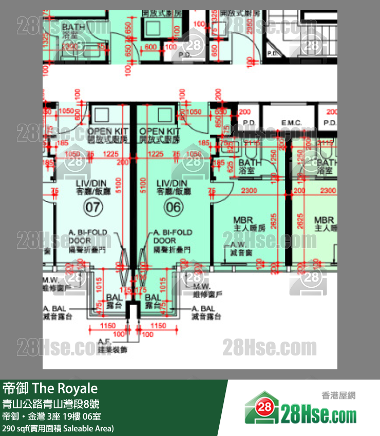帝御 帝御‧金灣 3座 19樓 06室 平面圖