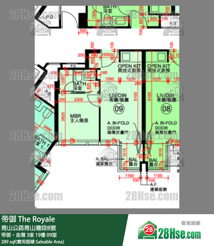 帝御 帝御‧金灣 3座 19樓 09室 平面圖