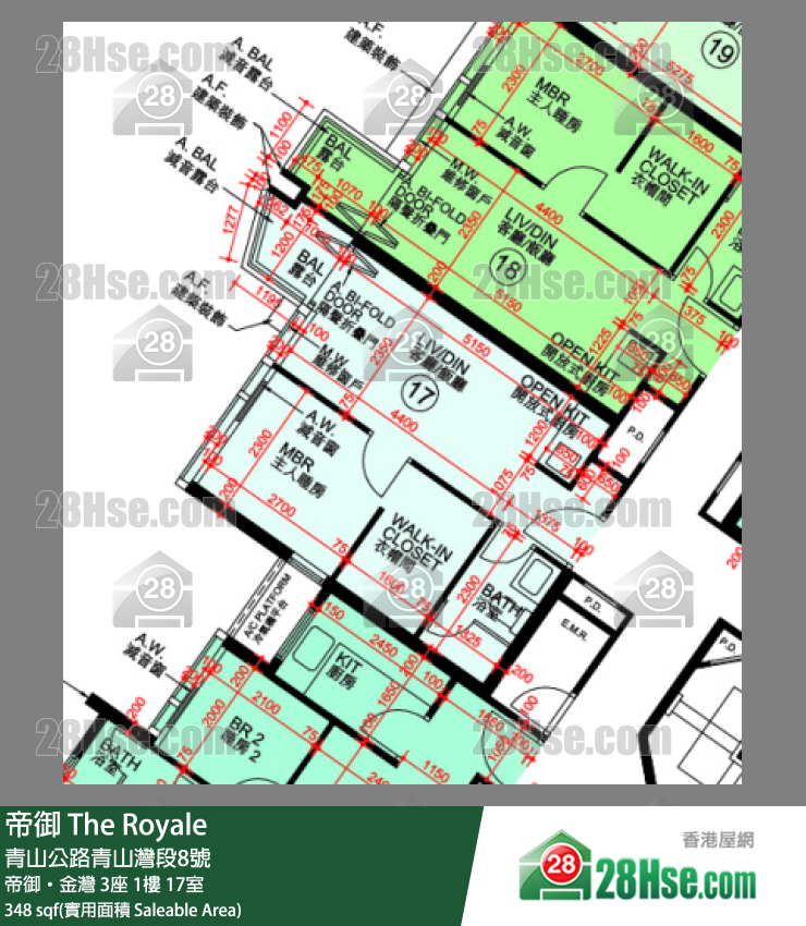 帝御 帝御‧金灣 3座 1樓 17室 平面圖