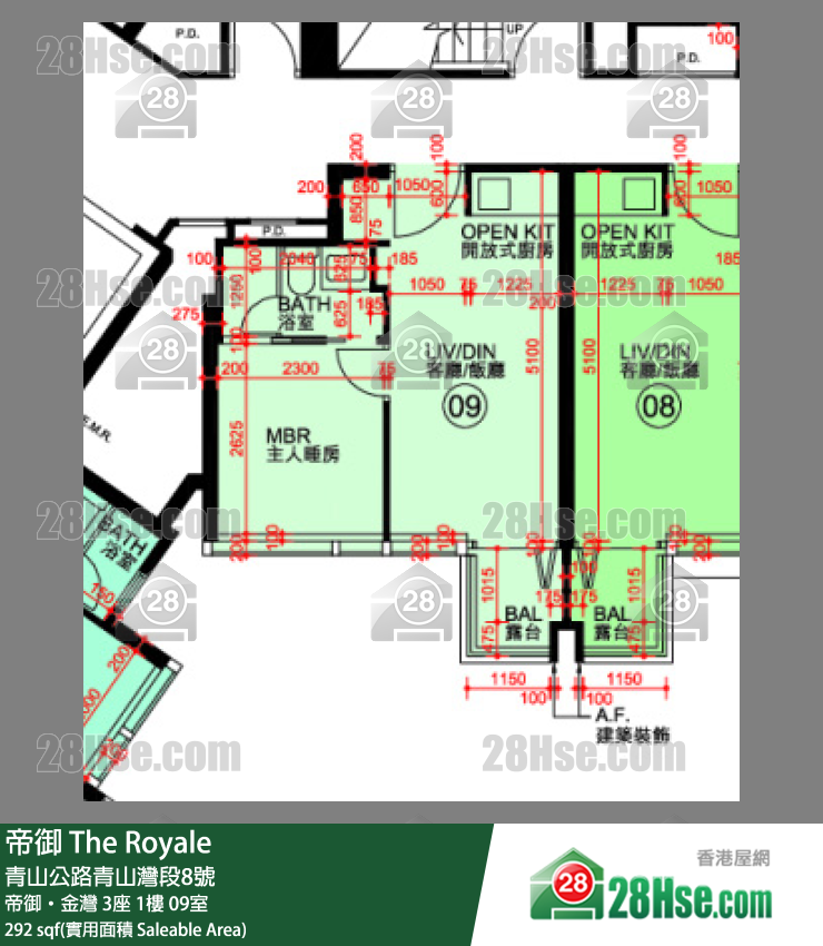帝御 帝御‧金灣 3座 1樓 09室 平面圖