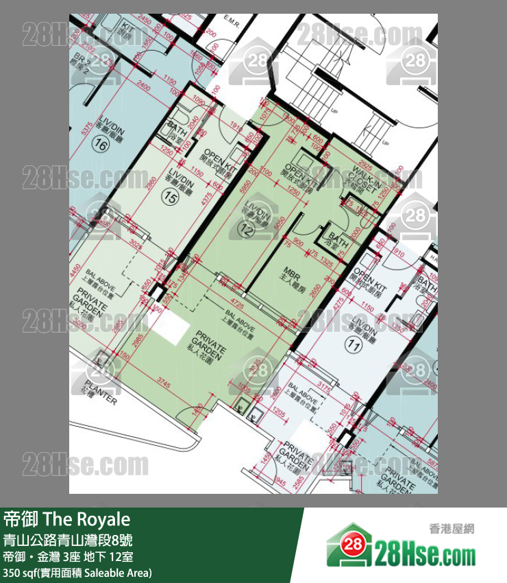 帝御 帝御‧金灣 3座 12室 平面圖