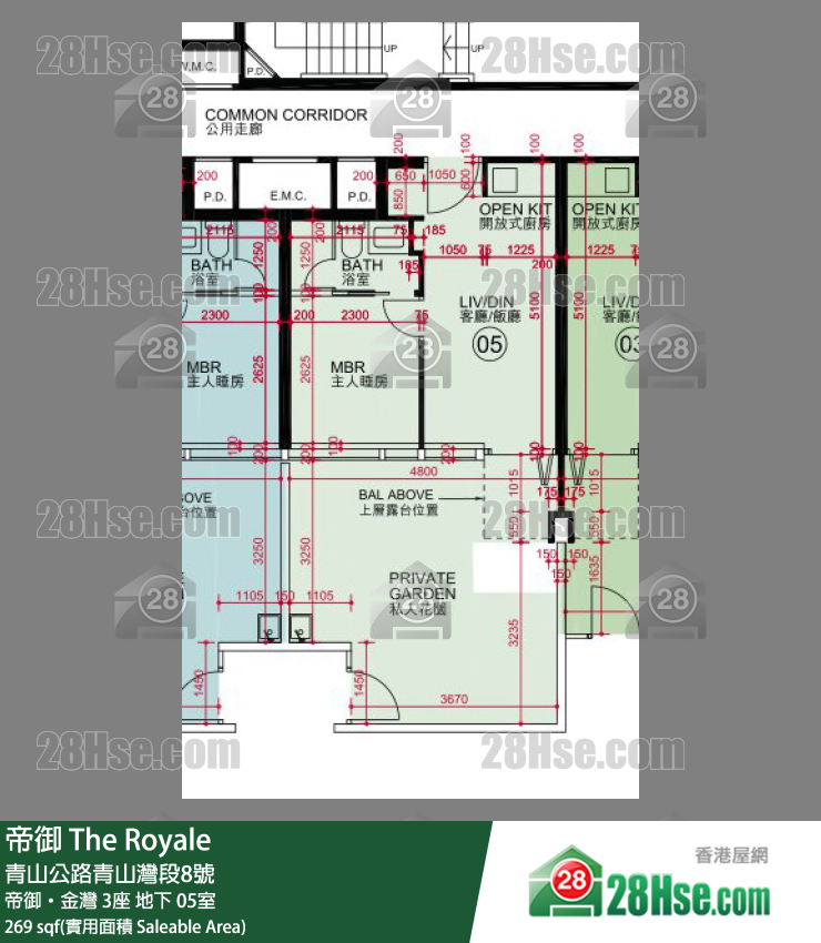 帝御 帝御‧金灣 3座 05室 平面圖
