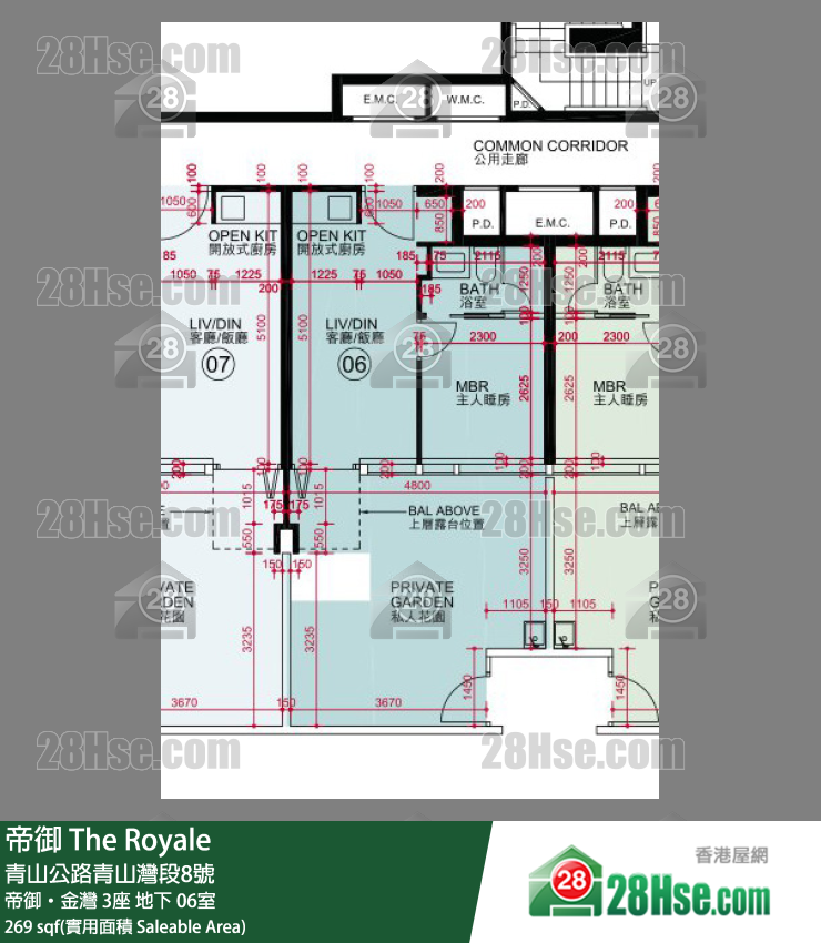 帝御 帝御‧金灣 3座 06室 平面圖