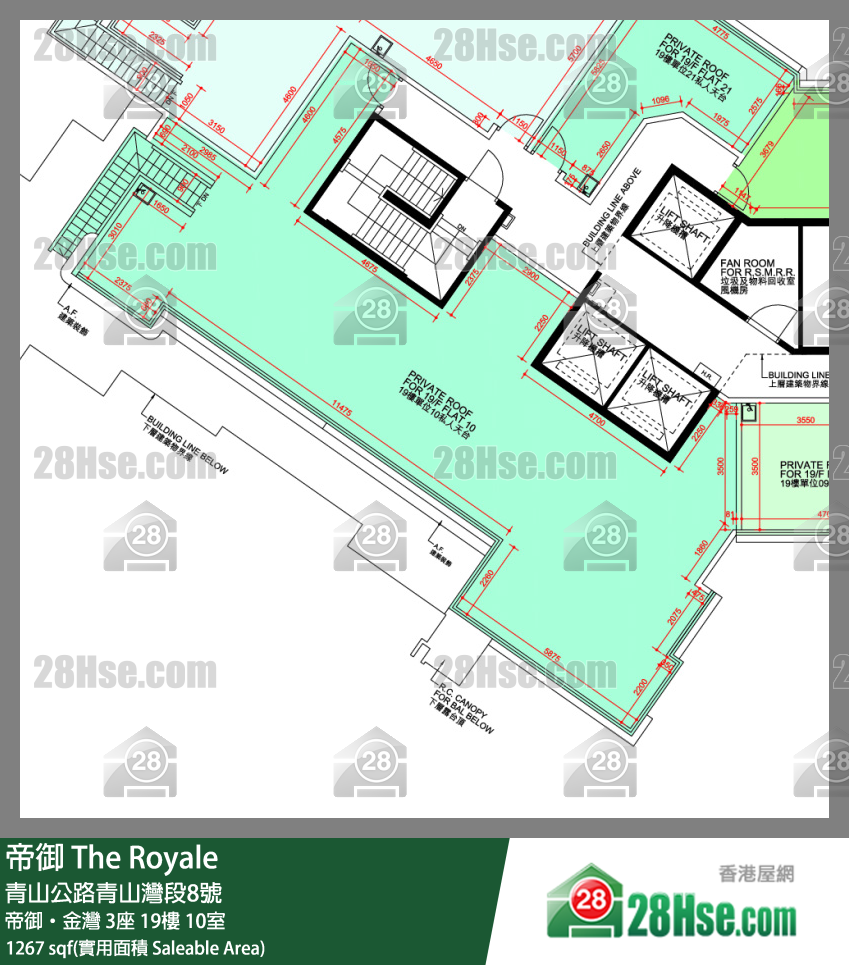 帝御 帝御‧金灣 3座 19樓 10室 平面圖