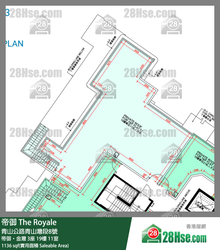 帝御 帝御‧金灣3座19樓 11室 平面圖