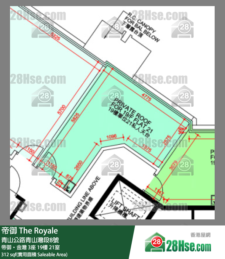 帝御 帝御‧金灣 3座 19樓 21室 平面圖