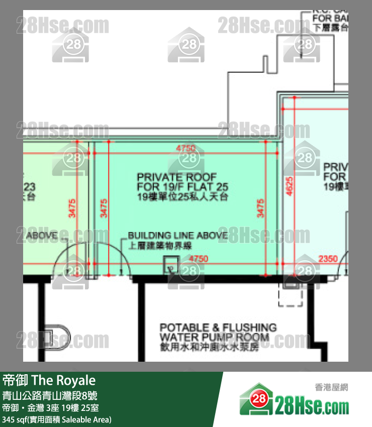 帝御 帝御‧金灣 3座 19樓 25室 平面圖