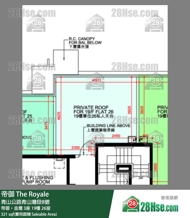 帝御 帝御‧金灣 3座 19樓 26室 平面圖