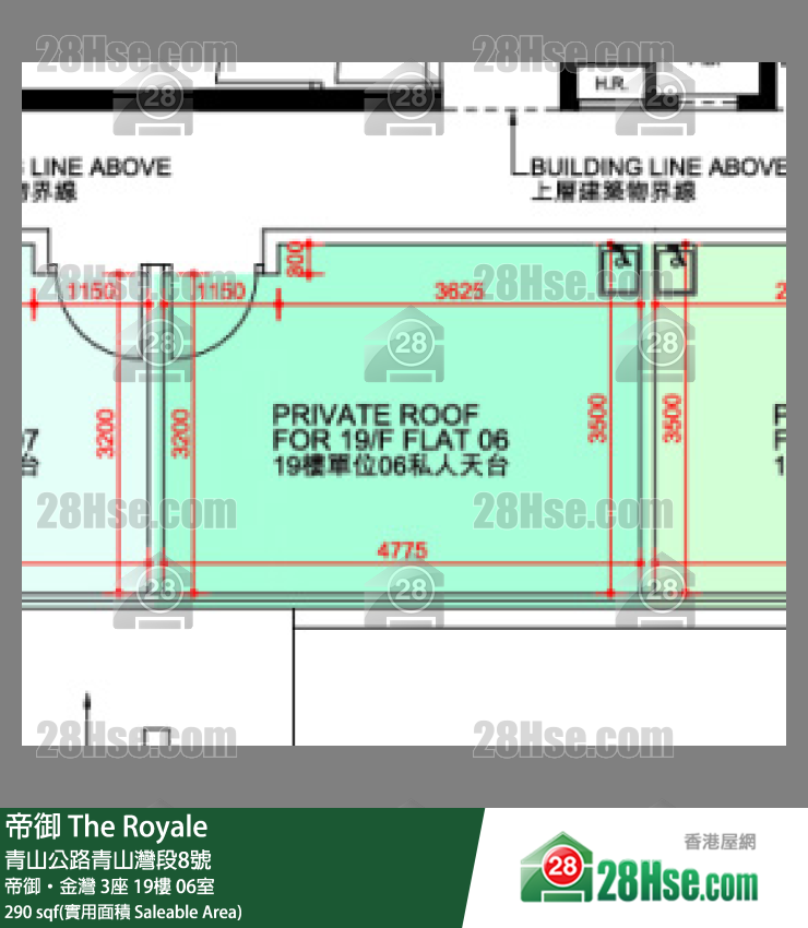 帝御 帝御‧金灣 3座 19樓 06室 平面圖