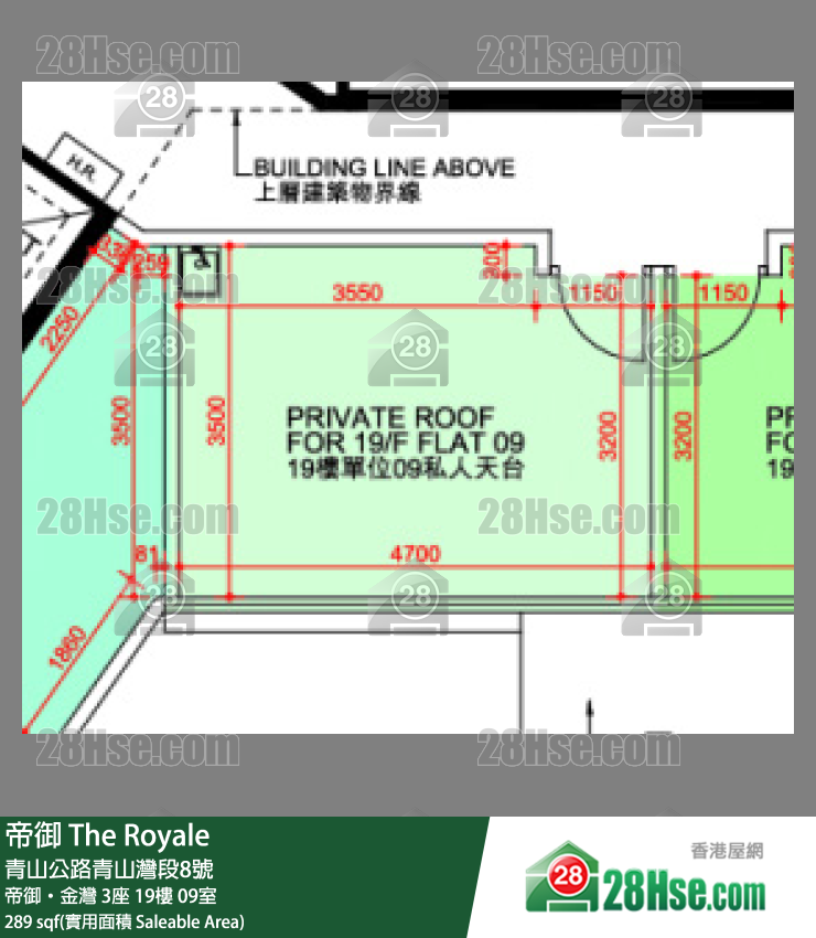 帝御 帝御‧金灣 3座 19樓 09室 平面圖
