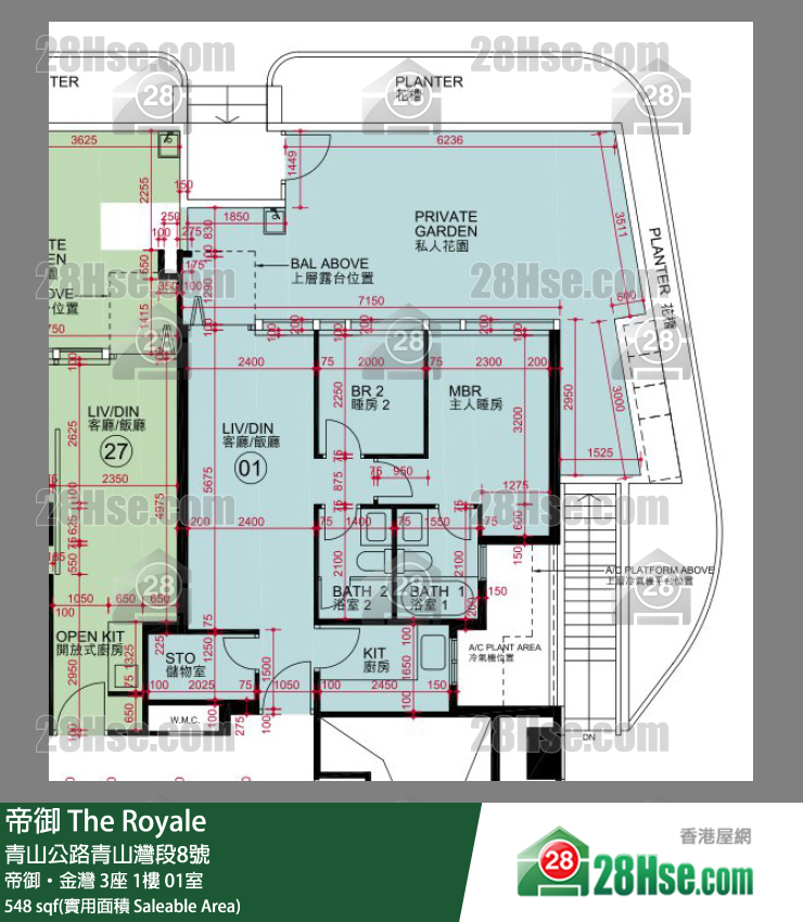 帝御 帝御‧金灣 3座 1樓 01室 平面圖