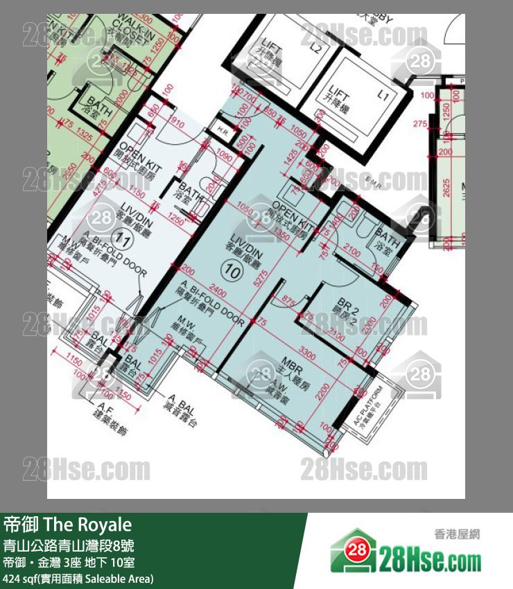 帝御 帝御‧金灣 3座 10室 平面圖
