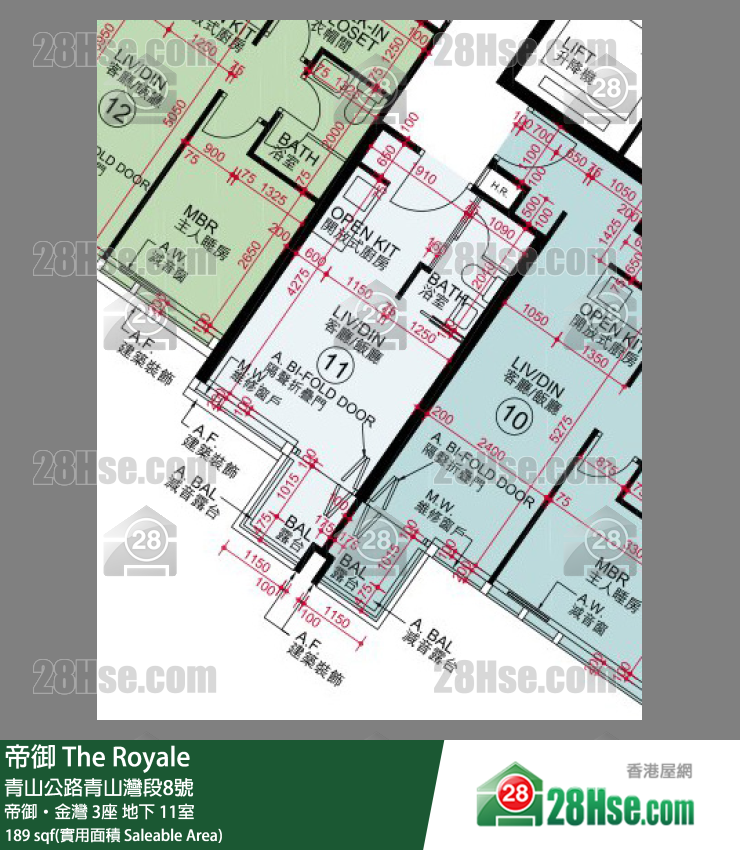 帝御 帝御‧金灣 3座 11室 平面圖
