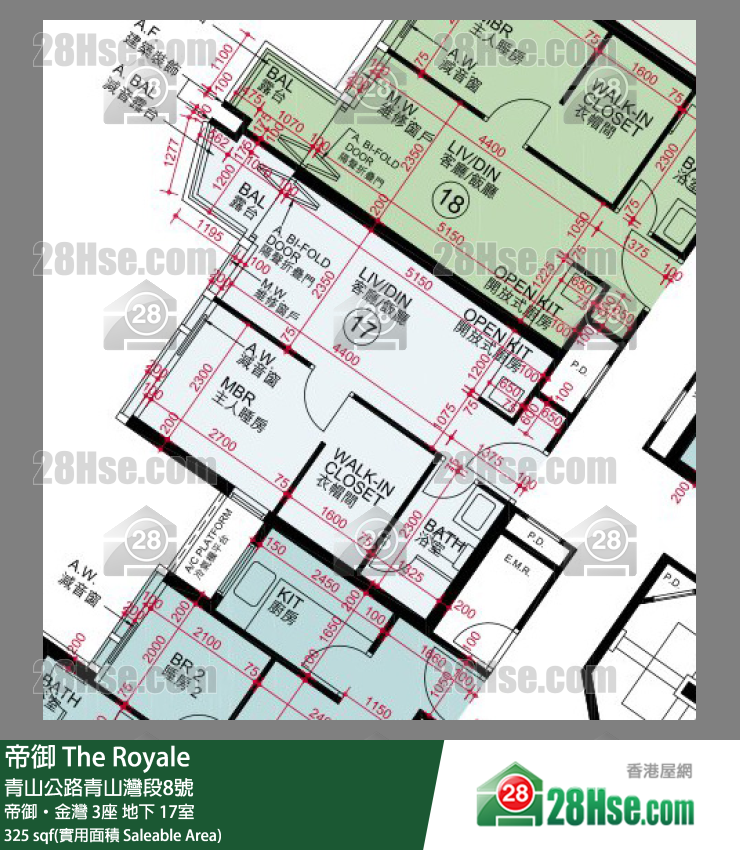 帝御 帝御‧金灣 3座 17室 平面圖