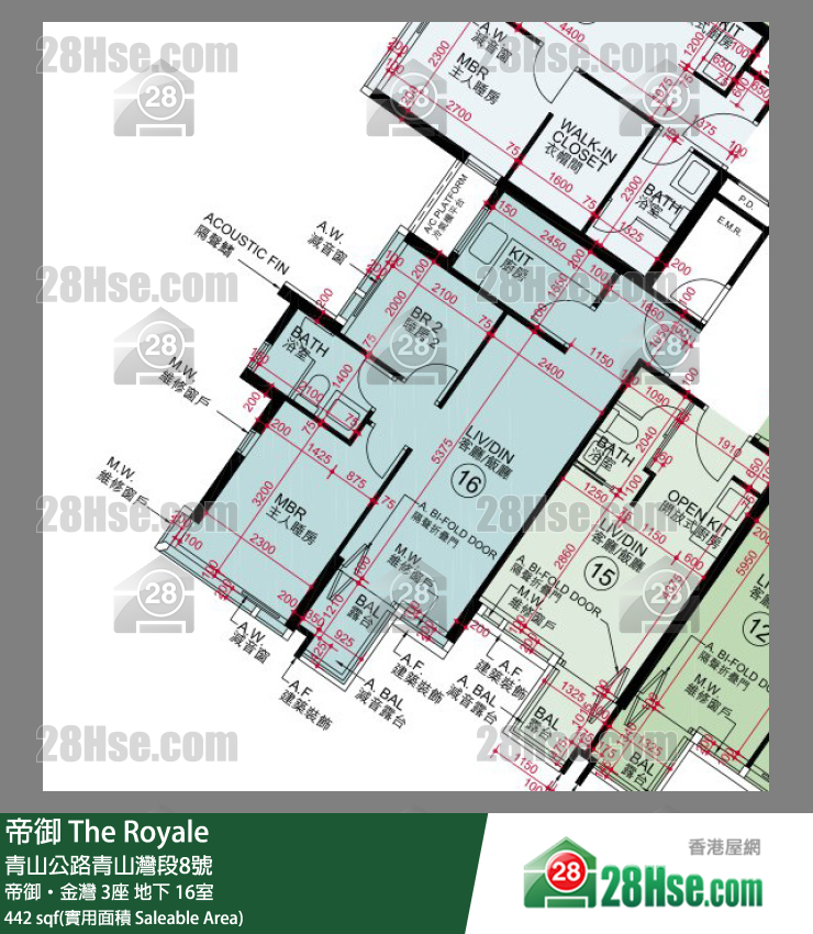 帝御 帝御‧金灣 3座 16室 平面圖