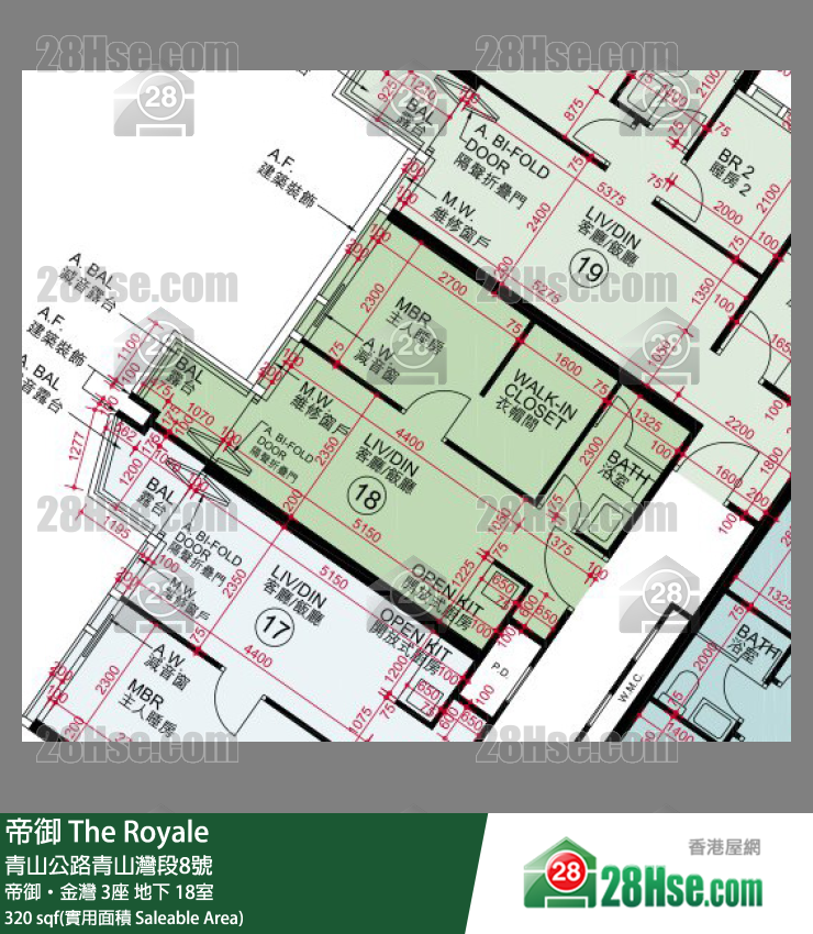 帝御 帝御‧金灣 3座 18室 平面圖