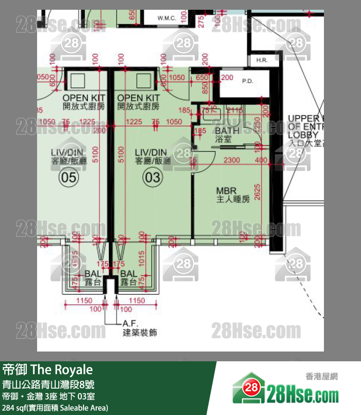 帝御 帝御‧金灣 3座 03室 平面圖