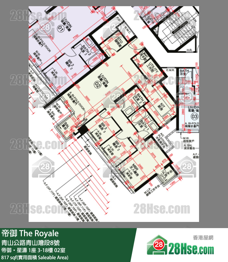 帝御 帝御‧星濤1座11樓 02室 平面圖