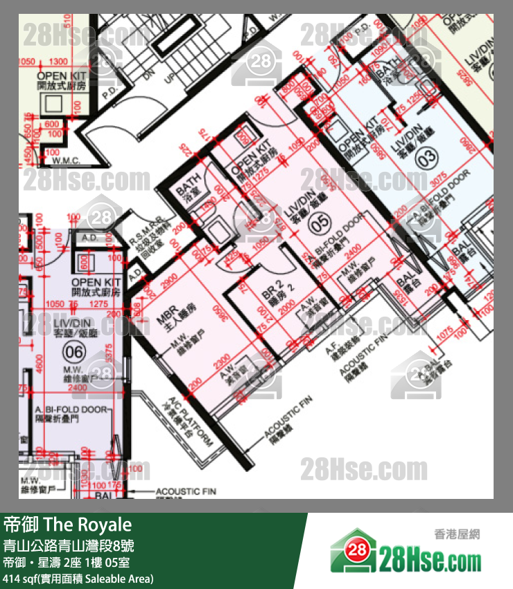 帝御 帝御‧星涛 2座 1楼 05室 平面图