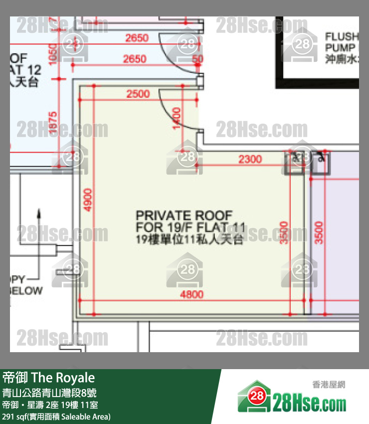 帝御 帝御‧星濤 2座 19樓 11室 平面圖