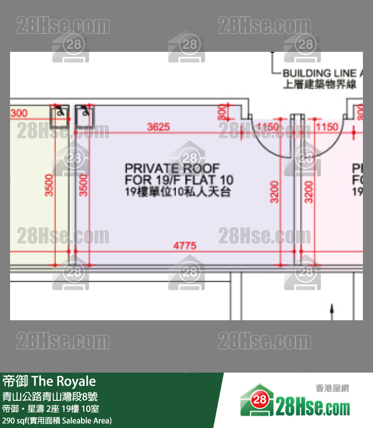 帝御 帝御‧星濤 2座 19樓 10室 平面圖