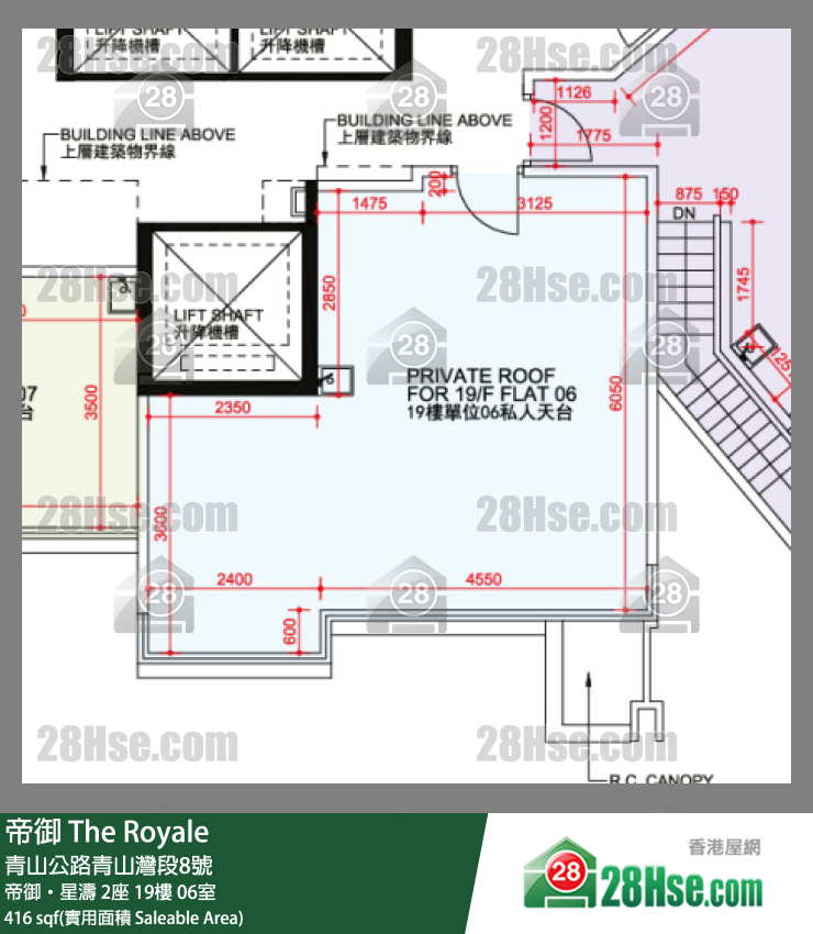 帝御 帝御‧星濤 2座 19樓 06室 平面圖