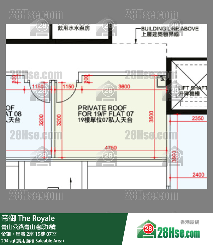 帝御 帝御‧星涛 2座 19楼 07室 平面图