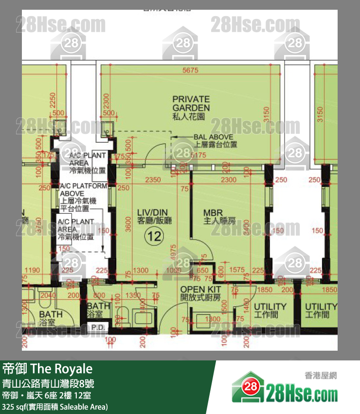 帝御 帝御‧嵐天 6座 2樓 12室 平面圖