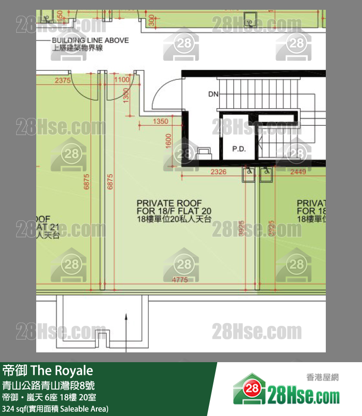 帝御 帝御‧岚天6座18楼 20室 平面图