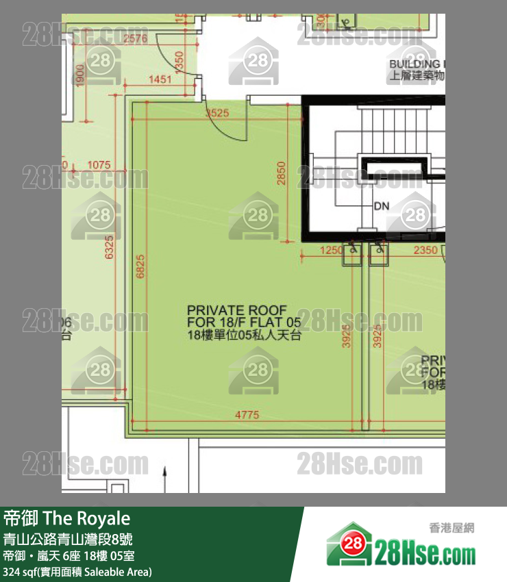 帝御 帝御‧嵐天 6座 18樓 05室 平面圖